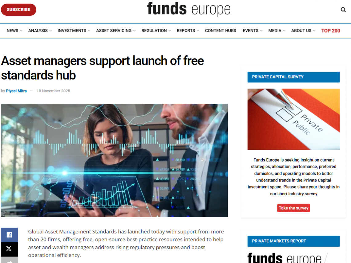 Funds Europe Client Coverage - GAMS launch