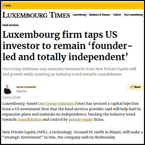 Image: Luxembourg Times PR Coverage