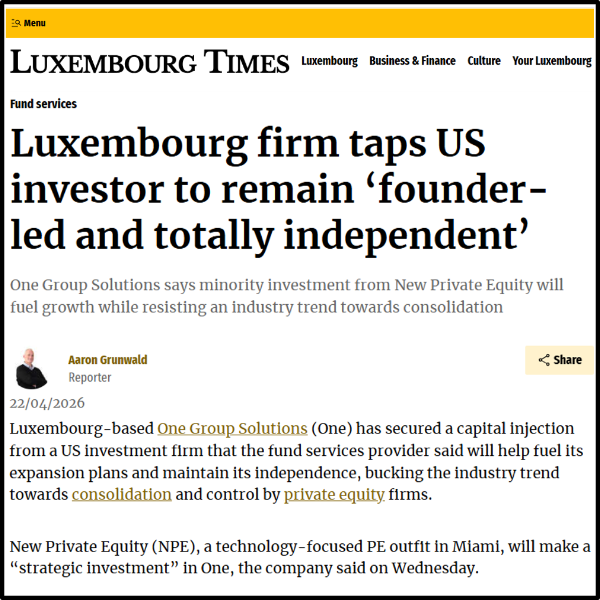 Image: Luxembourg Times PR Coverage